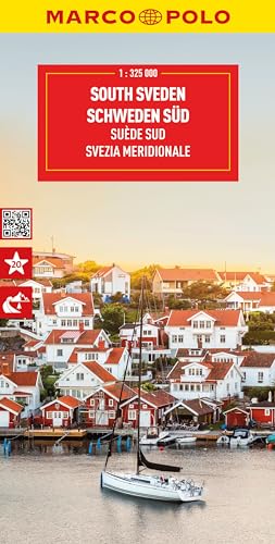 MARCO POLO Reisekarte Schweden Süd 1:325.000: Straßenkarte und Autokarte mit sehenswerten Strecken, Highlights und digitaler Erweiterung (Marco Polo Wegenkaart) von MARCO POLO ein Imprint von MAIRDUMONT