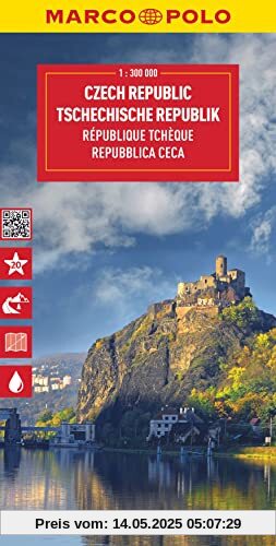 MARCO POLO Reisekarte Tschechische Republik 1:350.000