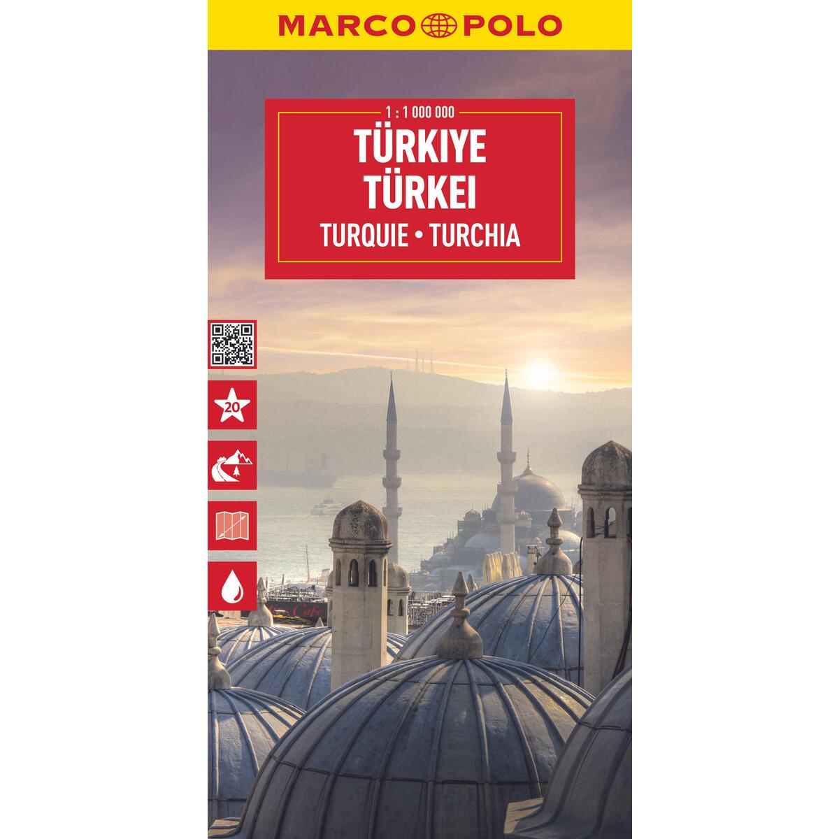 MARCO POLO Reisekarte Türkei 1:1 Mio. von Mairdumont