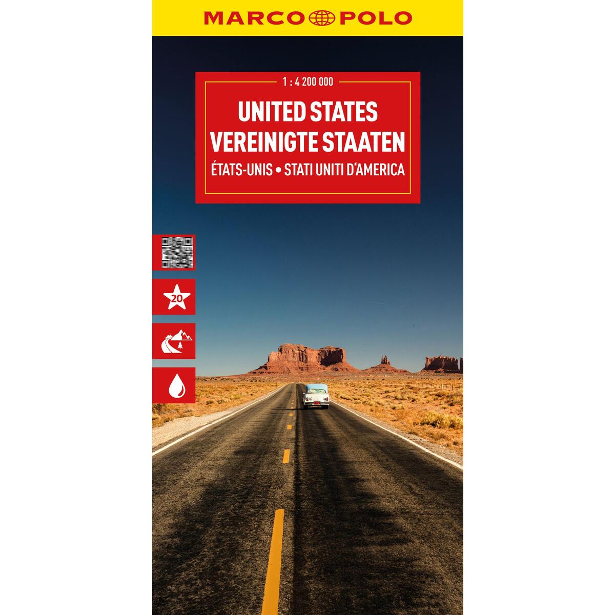 MARCO POLO Reisekarte Vereinigte Staaten 1:4,2 Mio. MARCO POLO Reisekarte Vereinigte Staaten 1:4,2 Mio. von Mairdumont