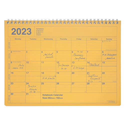 MARK'S 2023 Tischkalender M, Yellow von Mark's Europe