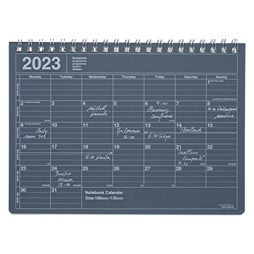 MARK'S 2023 Tischkalender S, Black von Mark's Europe