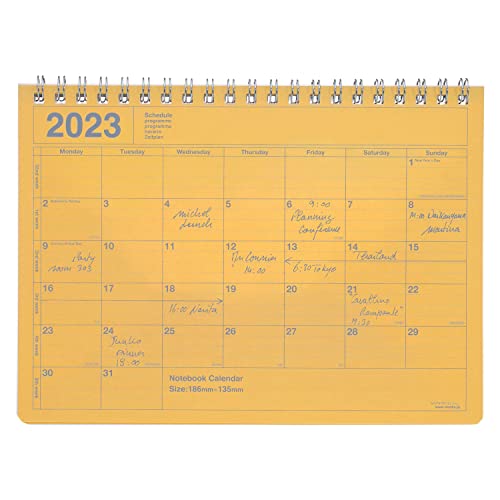 MARK'S 2023 Tischkalender S, Yellow von Mark's Europe