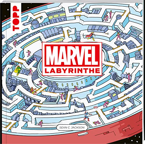 MARVEL Labyrinthe: Finde deinen Weg durch das größte Comic-Universum. Das offizielle Rätselbuch zu den Marvel Superhelden mit mehr als 30 Missionen von Frech