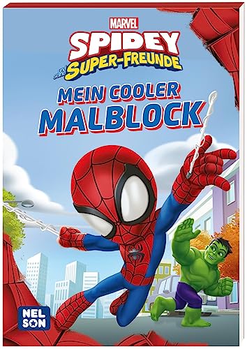 MARVEL Spidey und seine Superfreunde: Mein cooler Malblock: Malblock von Nelson