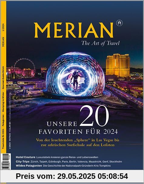 MERIAN Magazin 20 Favoriten 1/24 (MERIAN Hefte)