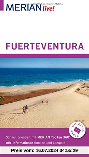 MERIAN live! Reiseführer Fuerteventura: Mit Extra-Karte zum Herausnehmen