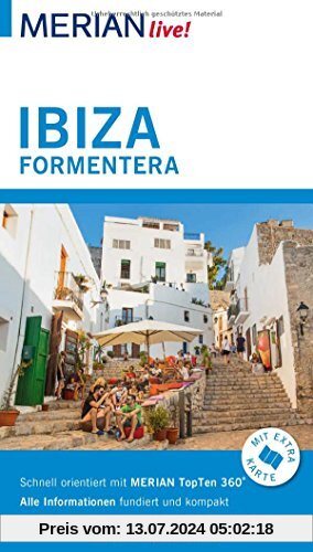 MERIAN live! Reiseführer Ibiza Formentera: Mit Extra-Karte zum Herausnehmen