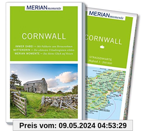 MERIAN momente Reiseführer Cornwall: Mit Extra-Karte zum Herausnehmen