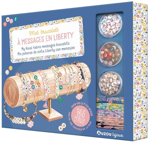 MA BOITE A BIJOUX - MES BRACELETS A MESSAGES EN LIBERTY von AUZOU