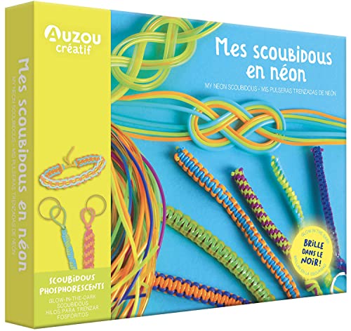 MON COFFRET D'ARTISTE - MES SCOUBIDOUS EN NEON von AUZOU