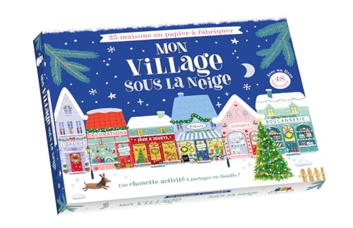 MON VILLAGE DE NOEL - 25 MAISONS EN PAPIER A FABRIQUER: 25 maisons en papier à fabriquer von 1 2 3 SOLEIL