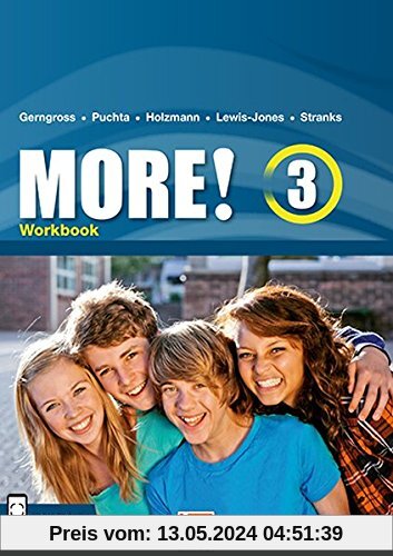 MORE! 3 Workbook Enriched Course mit E-Book+: SbNr 190839 (Helbling Languages)