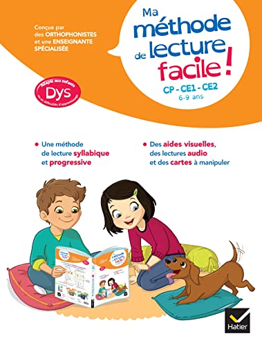 Ma méthode de lecture syllabique facile ! adaptée aux enfants DYS ou en difficulté d'apprentissage: CP-CE1-CE2 / 6 - 9 ans von HATIER