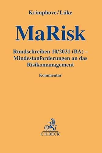MaRisk: Rundschreiben 10/2021 (BA) - Mindestanforderungen an das Risikomanagement (Gelbe Erläuterungsbücher)