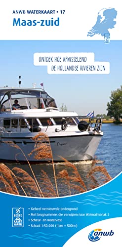 Maas-Zuid 1:50 000 Waterkaart: Waterkaarten (ANWB Waterkaart, 17)