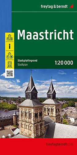 Maastricht, Stadtplan 1:20.000, freytag & berndt: Stadsplattegrond schaal 1 : 20.000 (freytag & berndt Stadtpläne)