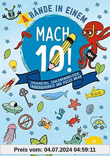 Mach 10!: 4 Bände in einem: Detektivclub | Astronauten, Sterne, Laserschwert | Unsere Erde | Abenteuer Ozean