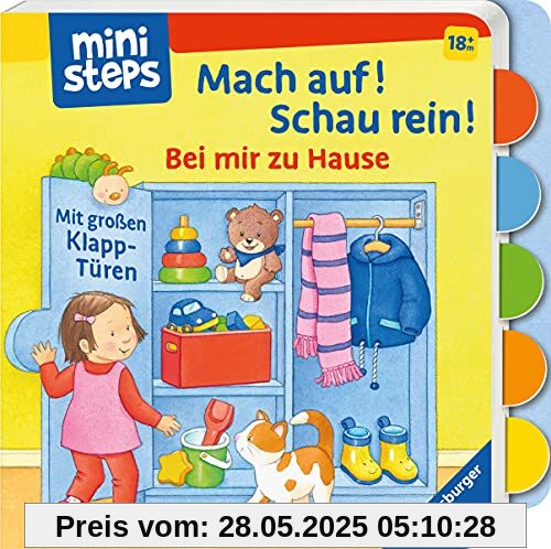 Mach auf! Schau rein! Bei mir zu Hause: Ab 18 Monaten (ministeps Bücher)