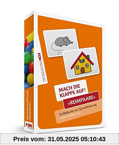 Mach die Klappe auf - Reimwörter: Bildkarten zur Sprachförderung