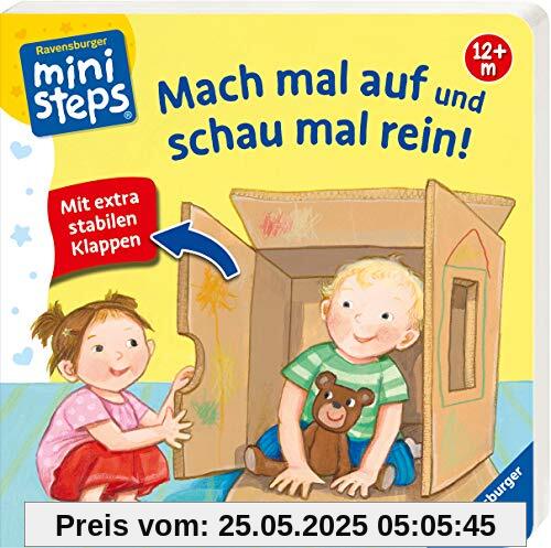 Mach mal auf und schau mal rein: Mit extrastabilen Klappen. Ab 12 Monaten (ministeps Bücher)