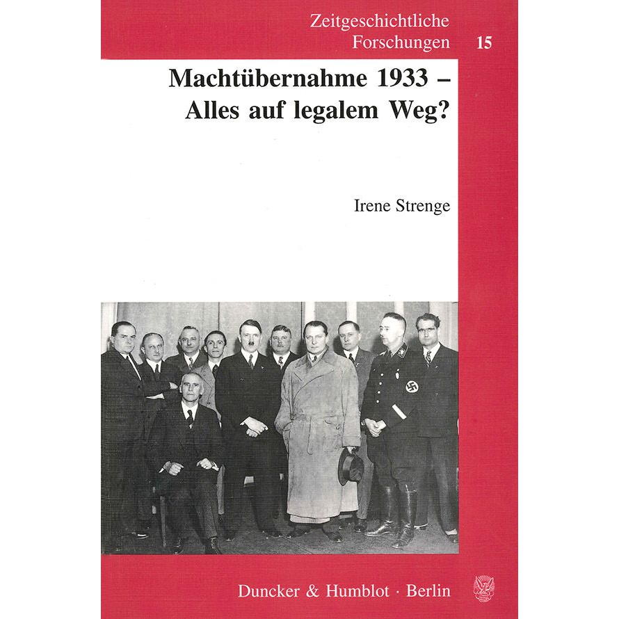 Machtübernahme 1933 von Duncker & Humblot GmbH