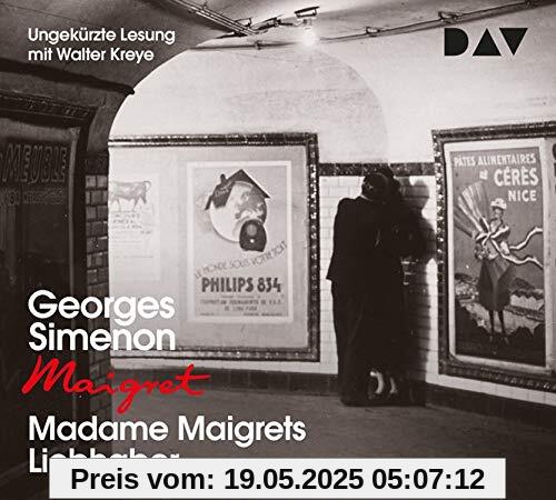 Madame Maigrets Liebhaber: Ungekürzte Lesung mit Walter Kreye (1 CD)