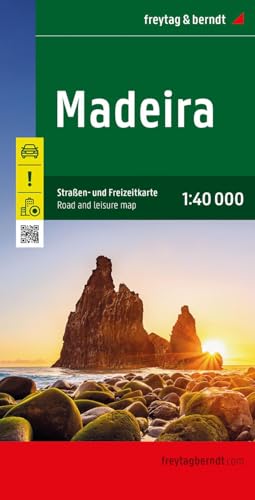 Madeira, Straßen- und Freizeitkarte 1:40.000, freytag & berndt: Inklusive Infoguide mit Ausflugszielen (freytag & berndt Auto + Freizeitkarten)