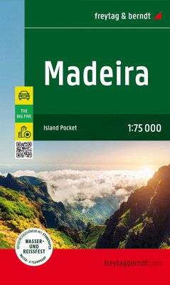 Madeira, Straßen- und Freizeitkarte 1:75.000, freytag & berndt von Freytag-Berndt u. Artaria