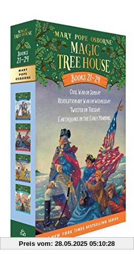 Magic Tree House Volumes 21-24 Boxed Set: American History Quartet (Magic Tree House (R))