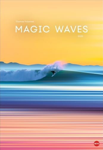 Magic Waves Posterkalender 2025: Fotokunst meets Grafikdesign: Wandkalender des französischen Künstlers Thomas Fotomas. Fotokalender 2025 im Format 37 x 53,5 cm von Heye