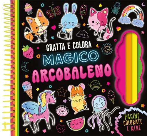 Magico arcobaleno. Gratta e colora. Ediz. a colori. Con matita di legno (A pagine aperte) von Emme Edizioni