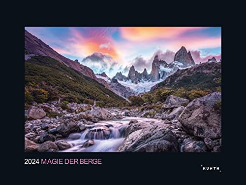 Magie der Berge - KUNTH Wandkalender 2024: Hochwertiger, bildstarker Kalender mit Spiralbindung im Großformat (KUNTH Wandkalender Black Edition 60 x 45 cm)