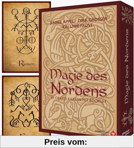 Magie des Nordens - Tauche in die Ursprünge der nordischen Spiritualität ein: 49 Orakelkarten und 160-seitiges Booklet