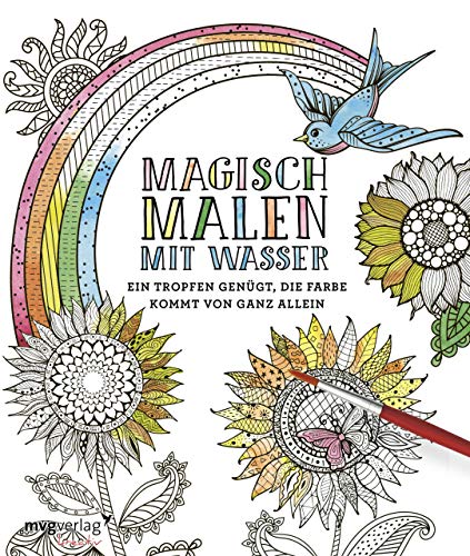 Magisch malen mit Wasser: Ein Tropfen genügt, die Farbe kommt von ganz allein Magisch malen mit Wasser: Ein Tropfen genügt, die Farbe kommt von ganz allein