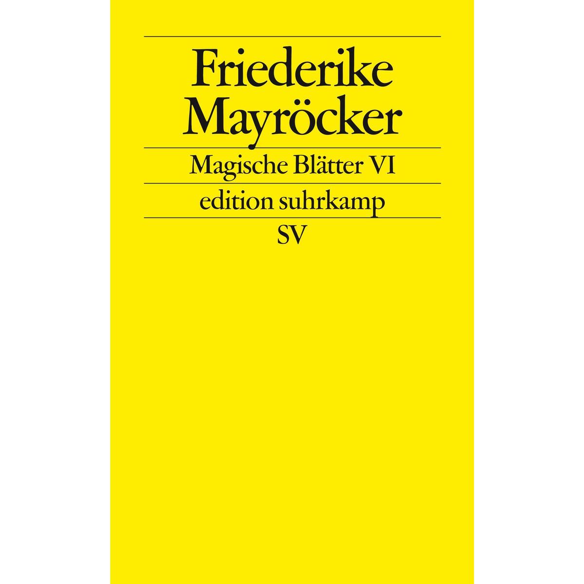 Magische Blätter VI von Suhrkamp Verlag