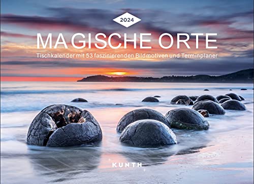 Magische Orte - KUNTH Tischkalender 2024: Wochenkalender mit faszinierenden Fotomotiven und einem praktischen Terminplaner (KUNTH Tischkalender mit Wochenplaner)