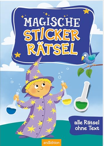 Magische Sticker-Rätsel: Alle Rätsel ohne Text | Aufgaben mit Stickern ab 4 Jahren von arsEdition