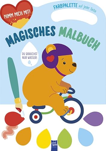 Magisches Malbuch - Cover blau (Bär): Der Bär