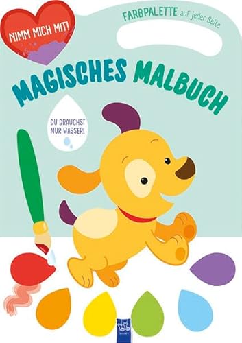 Magisches Malbuch - Cover grün (Hund): Der Hund