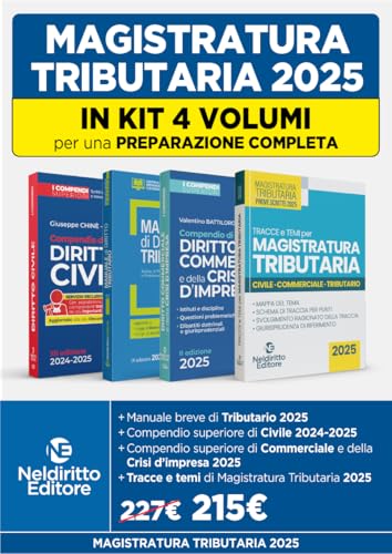 Concorso Magistratura Tributaria: kit 4 volumi per una preparazione completa Concorso Magistratura Tributaria: kit 4 volumi per una preparazione completa von Neldiritto Editore