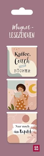 Magnetlesezeichen Kaffee, Couch und Bücher: Magnetische Lesezeichen als ideales Geschenk für Buchliebhaber*innen und Bücherwürmer (Magnetlesezeichen, 3er-Set) Magnetlesezeichen Kaffee, Couch und Bücher: Magnetische Lesezeichen als ideales Geschenk für Buchliebhaber*innen und Bücherwürmer (Magnetlesezeichen, 3er-Set) von Groh