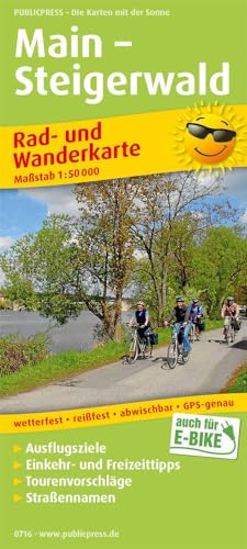 Main - Steigerwald: Rad- und Wanderkarte mit Ausflugszielen, Einkehr- & Freizeittipps, wetterfest, reißfest, abwischbar, GPS-genau. 1:50000 (Rad- und Wanderkarte: RuWK)