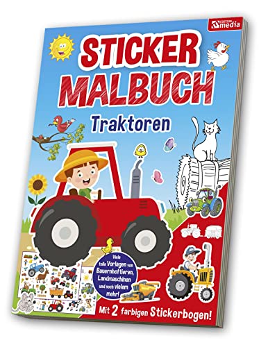 Mal- & Stickerbuch: Traktor von Media Verlagsgesellschaft