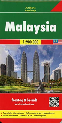 Malaysia, Autokarte 1:900.000: Touristische Informationen, Entfernungen in km, Nationalparks (freytag & berndt Auto + Freizeitkarten) von FREYTAG-BERNDT UND ARTARIA