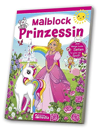 Malblock A5 - Prinzessin: 80 Blatt