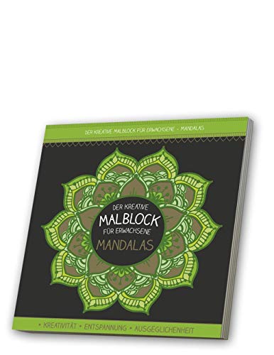 Malblock für Erwachsene mit CD: Mandalas: Krativität, Entspannung, Ausgeglichenheit