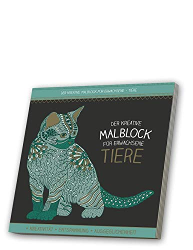 Malblock für Erwachsene mit CD: Tiere 1: Krativität, Entspannung, Ausgeglichenheit Malblock für Erwachsene mit CD: Tiere 1: Krativität, Entspannung, Ausgeglichenheit