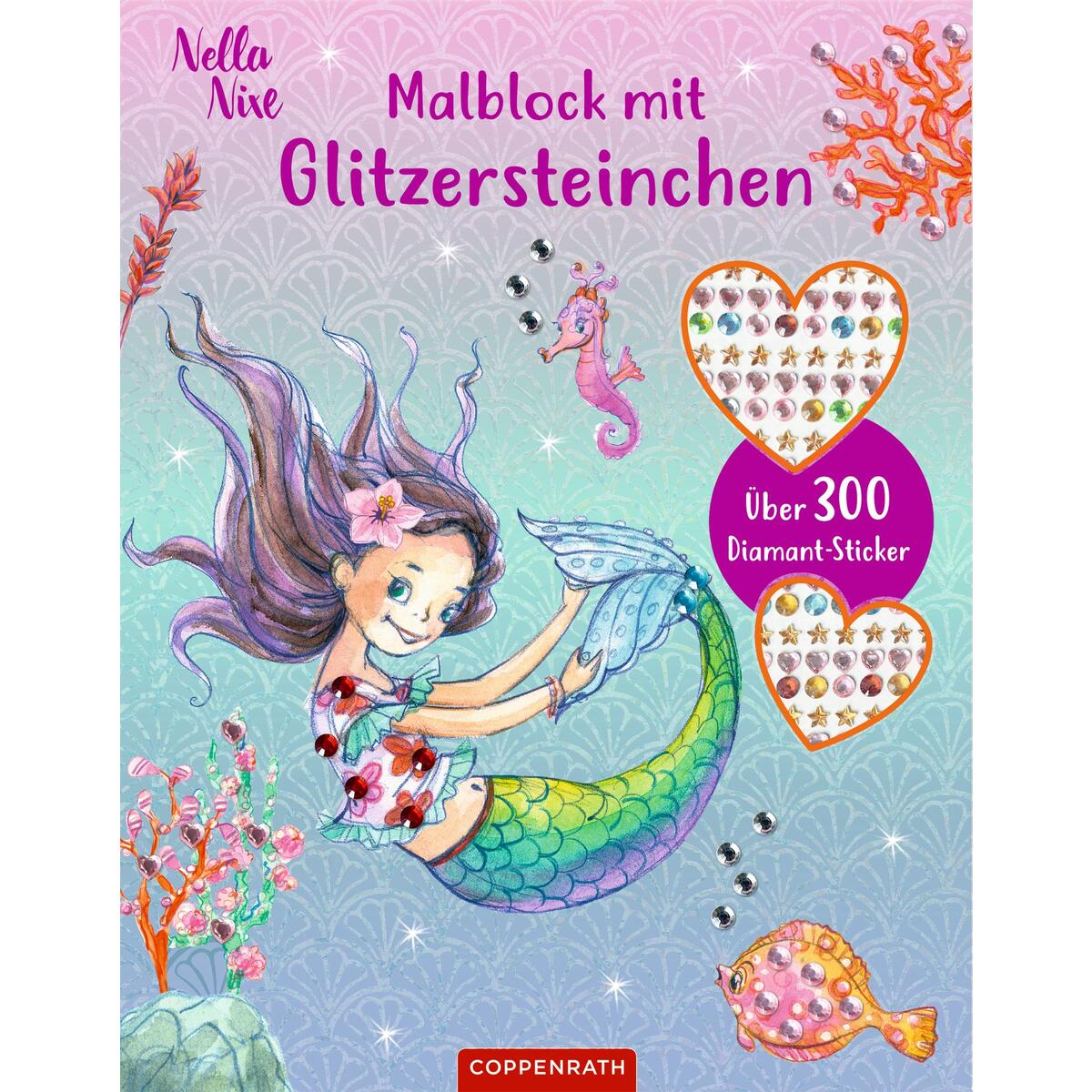 Malblock mit Glitzersteinchen Malblock mit Glitzersteinchen von Coppenrath