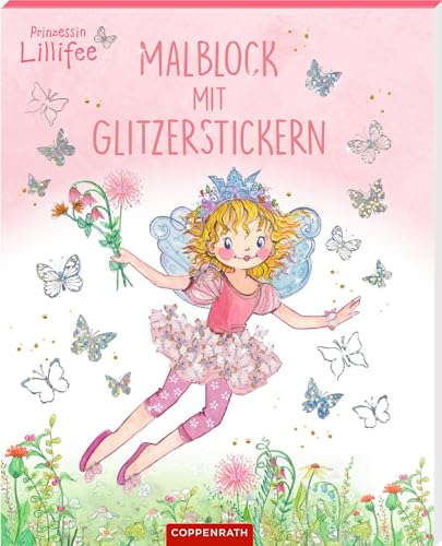 Malblock mit Glitzerstickern (Prinzessin Lillifee) von Coppenrath Verlag GmbH & Co. KG